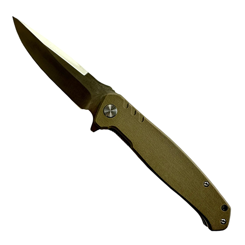 Ironcrest Drop Point Steel Folding Knife
