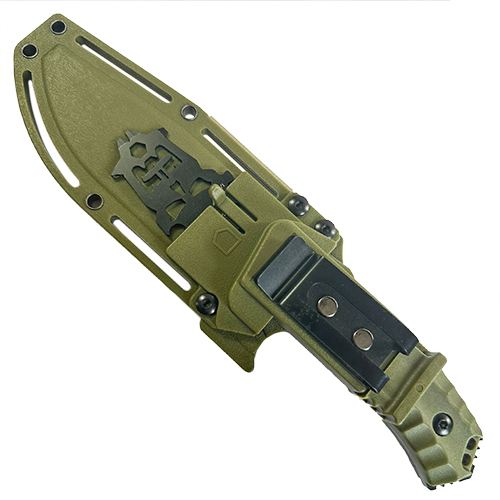 FieldCore Black Tactical Fixed Knife