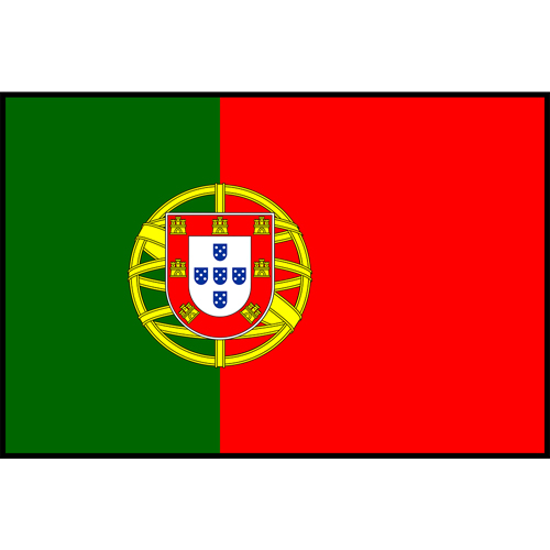 Flag Printed Patch - Portugal