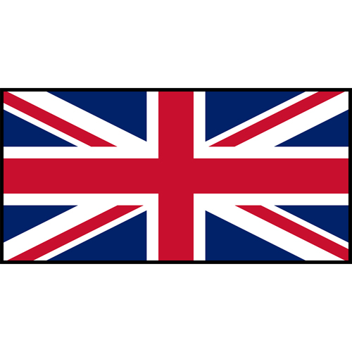 Flag Printed Patch - Great Britain