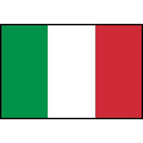 Flag Printed Patch - Italy