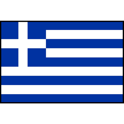 Flag Printed Patch - Greece