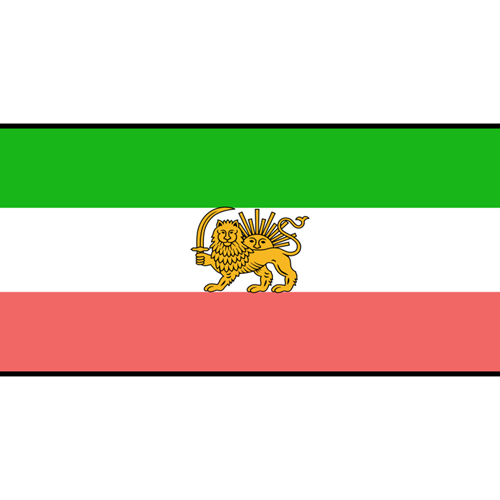 Flag Printed Patch - Persia
