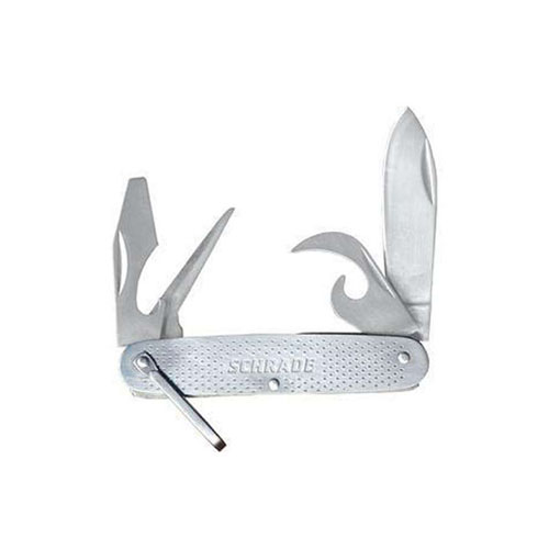 Schrade 4 Bladed Camp Clam Packed Folding Knife