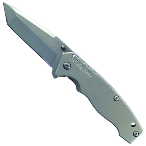 Schrade Large Tanto Frame Lock Titanium Coated 9Cr18mov Steel