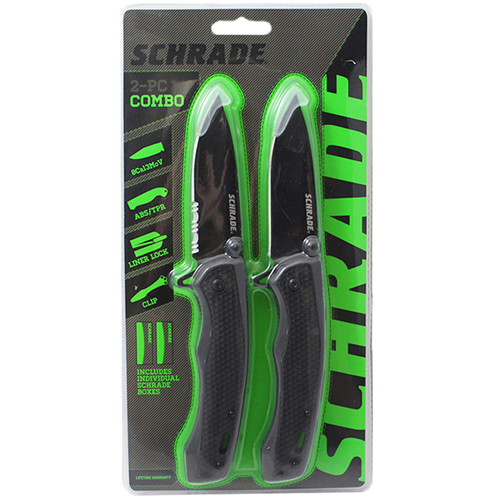 Schrade 2pc Combo Blade Knife Kit