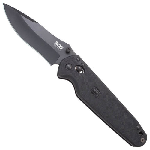 Sog Visionary Black Folding Knife