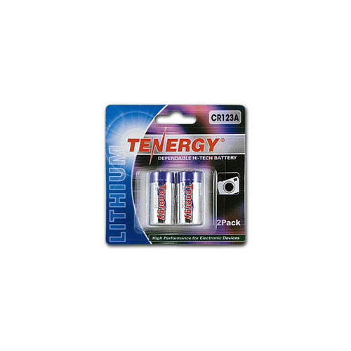 Tenergy Propel CR123A Lithium Battery W/PTC Protection - 2 Pack