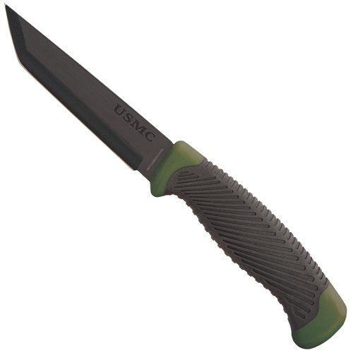 USMC 4 Inch Tanto Blade Tactical Knife with Sheath