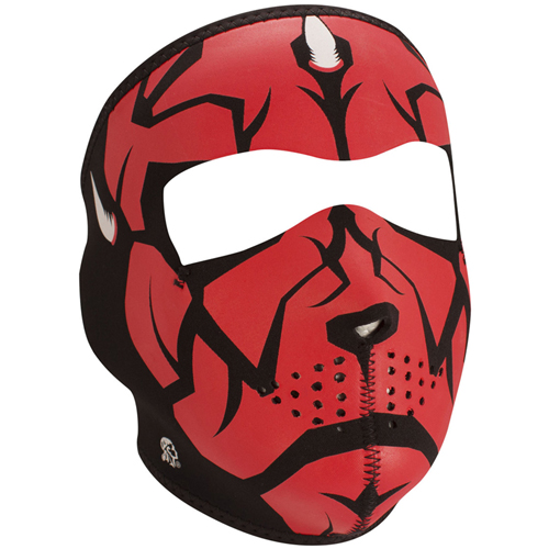 Full Mask Neoprene Glow In The Dark Darklord