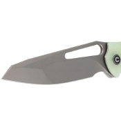 Explorer Spiny Dogfish Folding Knife - Natural G10 Handle 