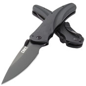 CRKT Argus Satin Plain Blade Folding Knife