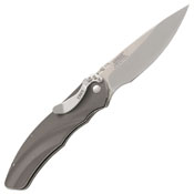 CRKT Argus Satin Plain Blade Folding Knife