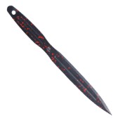Onion Throwing Knives Fixed Knife w Sheath - Set of 3 Carbon Stel    