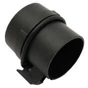 Black Perforated Scope Cap - Round