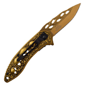 Dark Side Blades Drop Point Blade Folding Knife