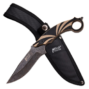 MTech USA Xtreme Stainless Steel Blade Fixed Knife With Nylon Sheath