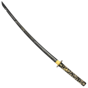 Handmade Katana W/ Carbon Steel Blade & Camo Wrapped Handle