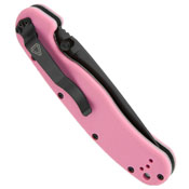 OKC RAT Black Folding Knife - Pink Handle
