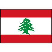 Flag Printed Patch - Lebanon