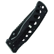 Smith & Wesson Black Extreme Ops Knife - Half Serrated Edge