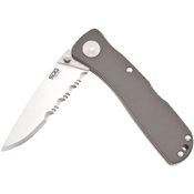 Sog Twitch Folding Knife - Half Serrated Edge