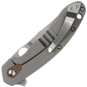 Brad Southard Earth-Brown G-10 Handle Folding Blade Knife