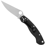 Military Model Left-Hander Black G-10 Handle Folding Knife