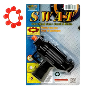 8 Shot 6 Inch Mini UZI Gun Toy