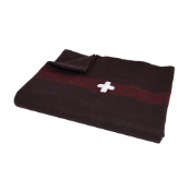 Swiss Alpine Cross Wool Field Blanket