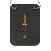 Low Profile Leather Badge Holder